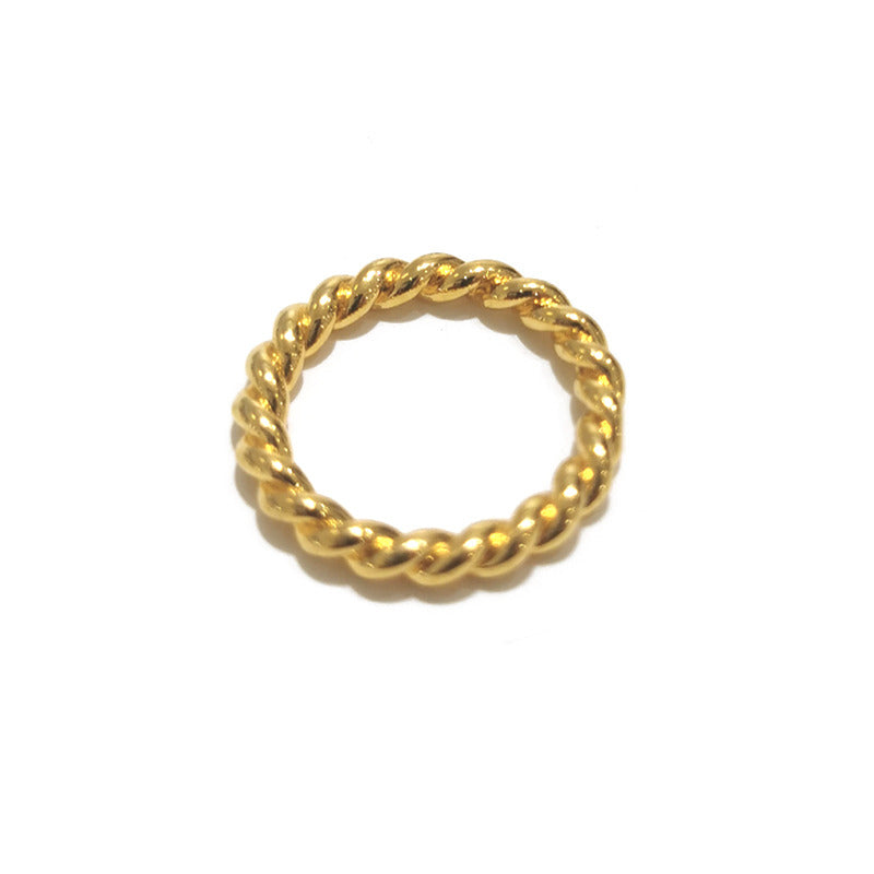 European and American All-Match Pearl Black Onyx Ring