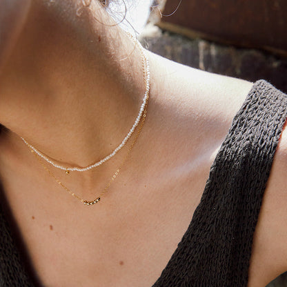 925 Sterling Silver Simple Retro Jewelry Stacking Temperament Choker Collarbone