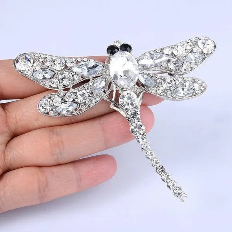 1 PC Women Dragonfly Teardrop Brooch Pin Jewelry for Lady