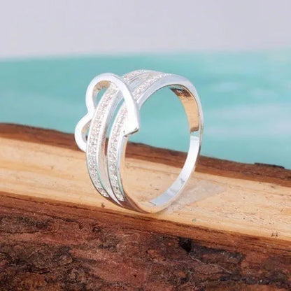 Love Heart Women Wedding Diamond Ring Gifts(Size:5/6 /7 /8 /9/10) HANNAH MARTIN