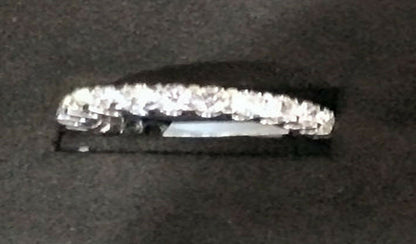 DIAMOND ROUND BRILLIANT SHAPE ETERNITY BAND ADJUSTABLE SIZE IN BACK BAR SET IN