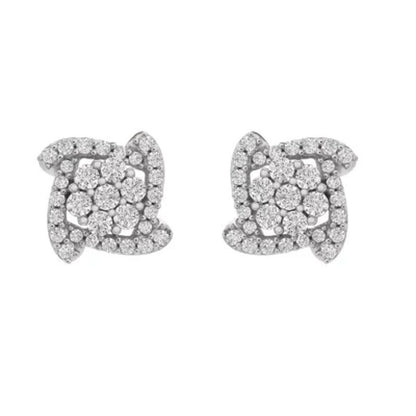 0.25 CT. T.W. Diamond Earrings in 14K White Gold