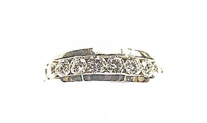 DIAMOND ROUND BR SHAPE 11 STONE CHANNEL SET MENS BAND