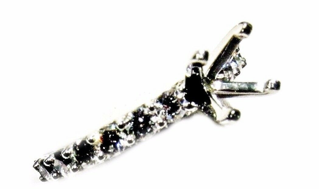 DIAMOND TWELVE STONE SIDE SET SETTING FOR .50 TO 1 CT DIAMOND