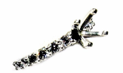 DIAMOND TWELVE STONE SIDE SET SETTING FOR .50 TO 1 CT DIAMOND