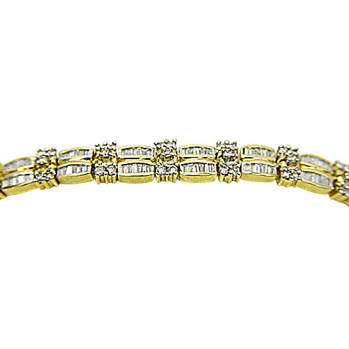 DIAMOND ROUND BRILLIANT BAGUETTE SHAPE PRONG CHANNEL SET DIAMOND