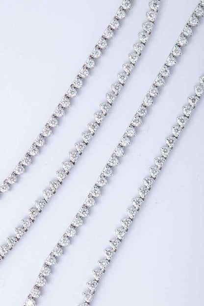 Diamond Tennis Opera Necklace