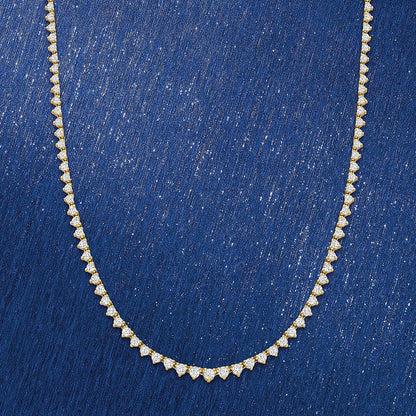 Diamond Tennis Necklace I-J Color / I1-I2 Clarity