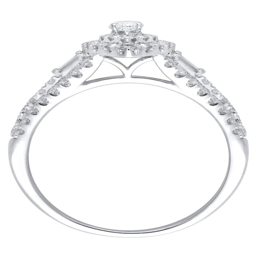 1 Carat T.W. (I2 Clarity, H-I Color) Brilliance Fine Jewelry Marquise Cut Diamon
