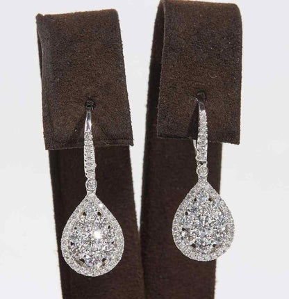Diamond Drop Dangle Earrings