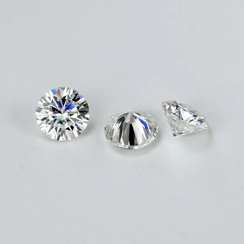 2CT Natural Diamond 8Mm round AAAAA VVS Certified G Color Loose Diamond 1PC