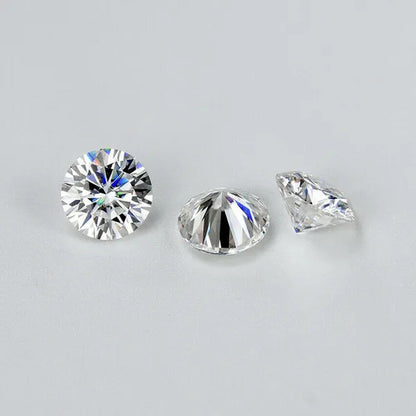2CT Natural Diamond 8Mm round AAAAA VVS Certified G Color Loose Diamond 1PC