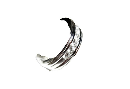 DIAMOND MENS TEN ROUND DIAMOND TOP SET CHANNEL SET BAND MENS DIAMOND BAND RING
