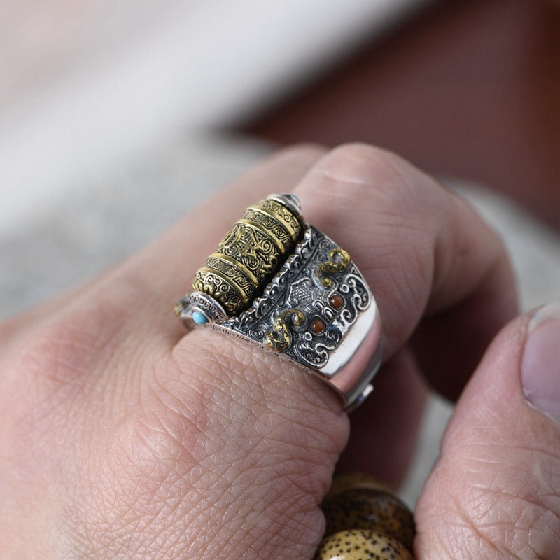 S925 Silver Vintage Craft Ring