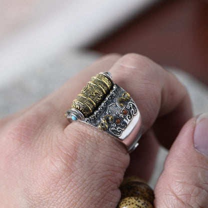 S925 Silver Vintage Craft Ring
