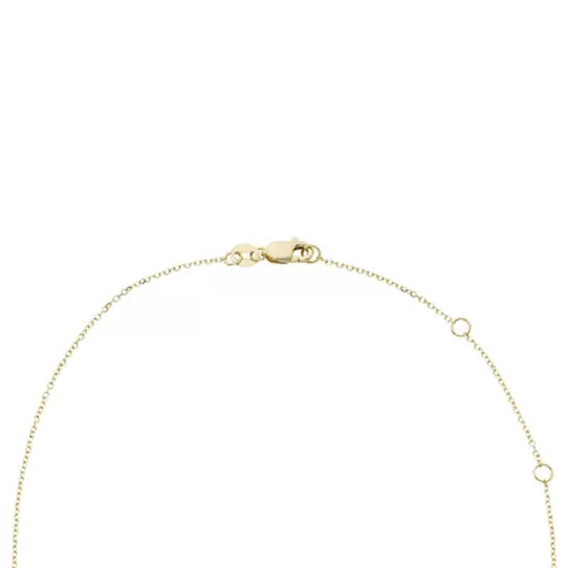 Peridot and .06 CT. T.W. Diamond Pendant in 14K Gold