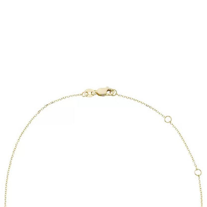 Peridot and .06 CT. T.W. Diamond Pendant in 14K Gold
