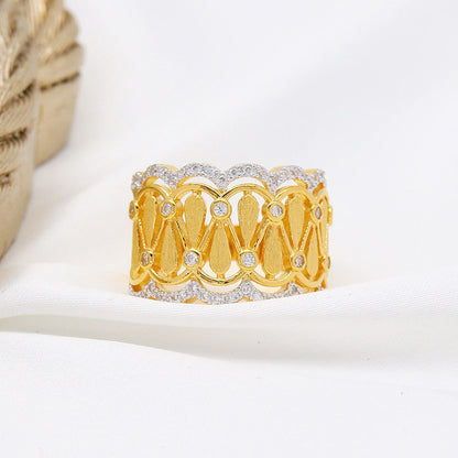 Brushed Ring S925 Silver Starry Brushed