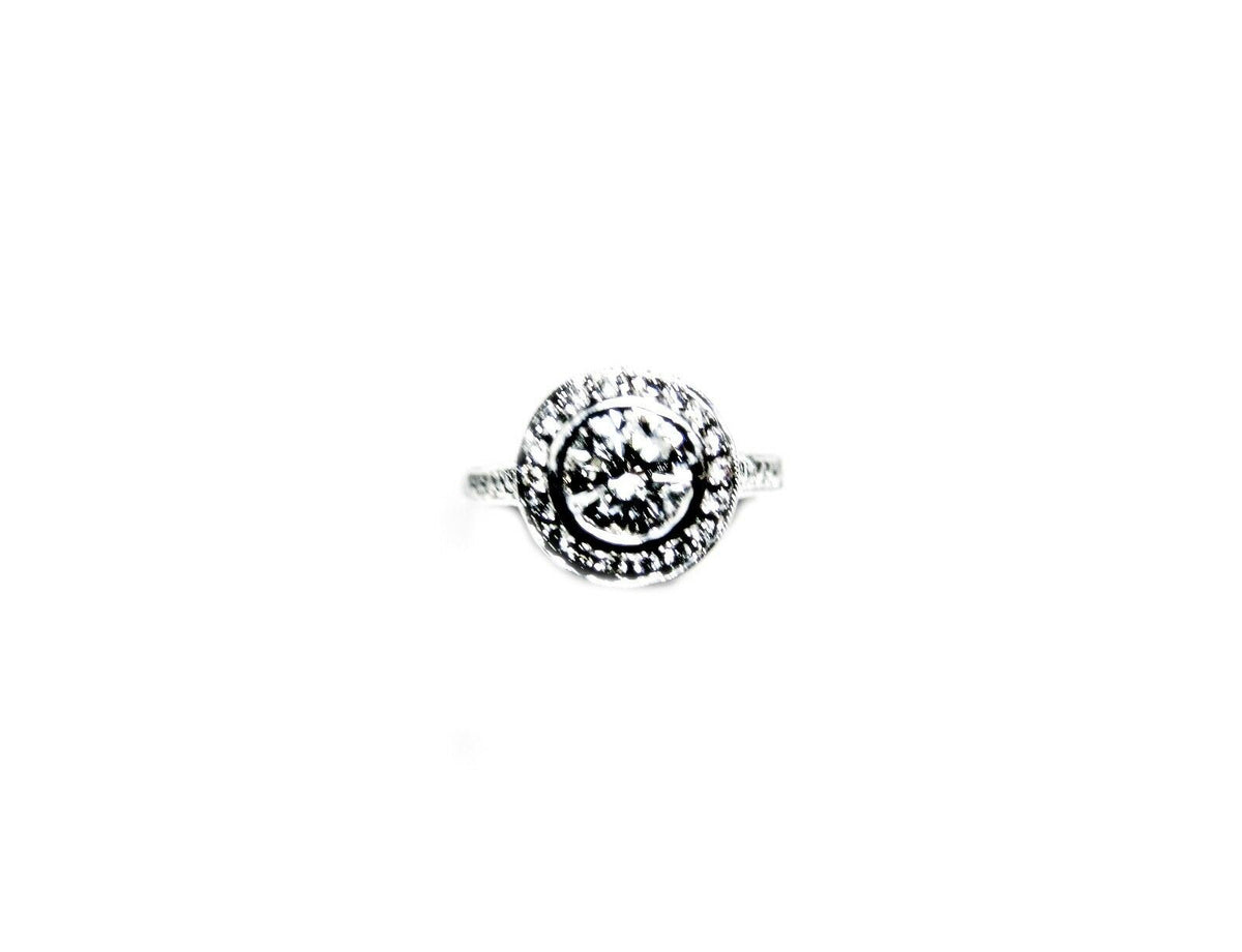 CERTIFIED .90 CT DIAMOND ROUND SHAPE BEZEL SET SIDE DIAMOND ROUND SHAPE .65 CT