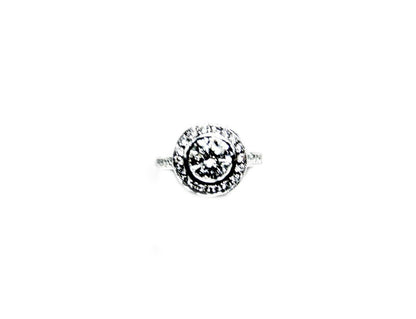 CERTIFIED .90 CT DIAMOND ROUND SHAPE BEZEL SET SIDE DIAMOND ROUND SHAPE .65 CT