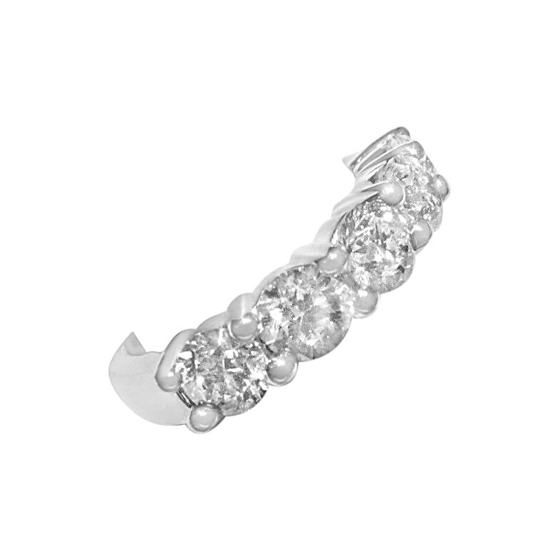 DIAMOND 5 ROUND BR SHAPE COMMON PRONG SET BAND