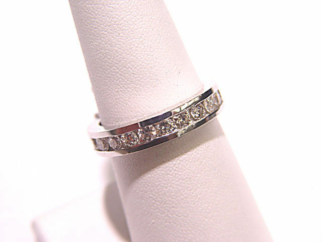 DIAMOND CHANNEL SET ALL THE WAY AROUND BAND ETERNITY BAND DIAMOND ANNIVERSARY