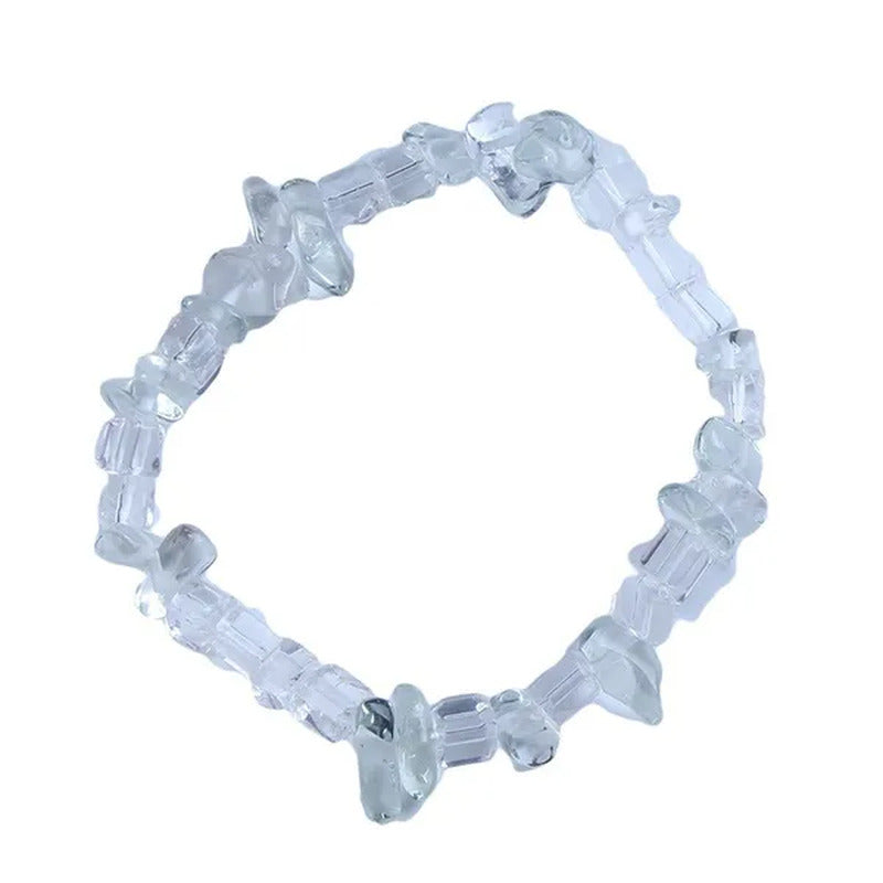 1 PC Chakra Bracelets Stone Beads Chips Single Strand Women Yoga Bracelets Lazul