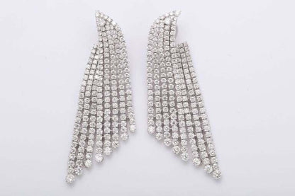 Diamond Dangle Earrings