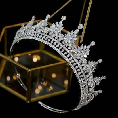 5 Pieces of Zircon Bridal Jewelry Set, Women'S Party Luxury Dubai Nigeria