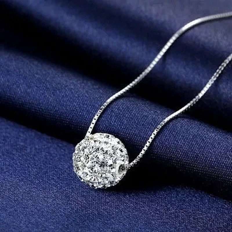 2021 NEW FASHION 1/2 Pcs Fashion Womens Fashion Alloy Ball Pendant Crysta Choker