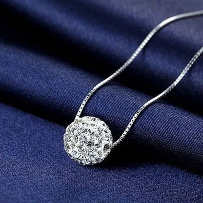 2021 NEW FASHION 1/2 Pcs Fashion Womens Fashion Alloy Ball Pendant Crysta Choker