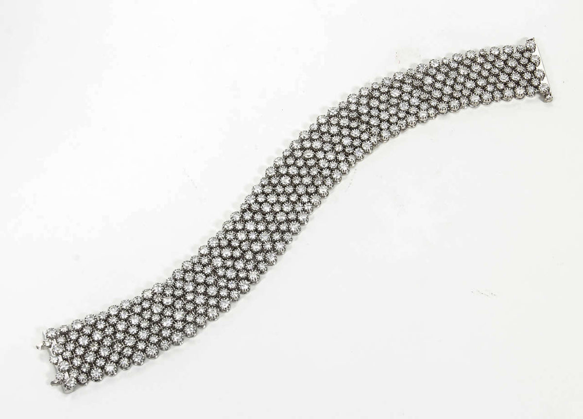 DIAMOND ROUND BRILLIANT SHAPE BRACELET