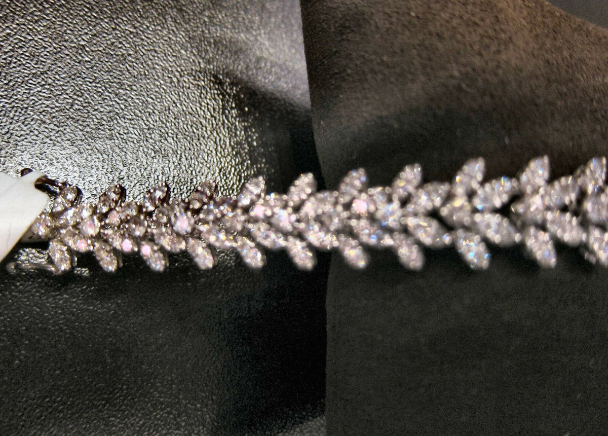 DIAMOND ALL ROUND BRILLIANT SHAPE PRONG SET DIAMOND SET BRACELET
