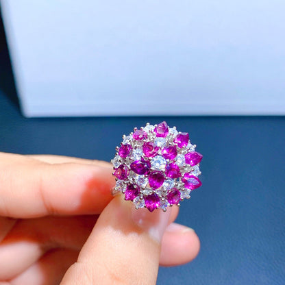 Women'S Natural Magnesia Aluminum Garnet Ring