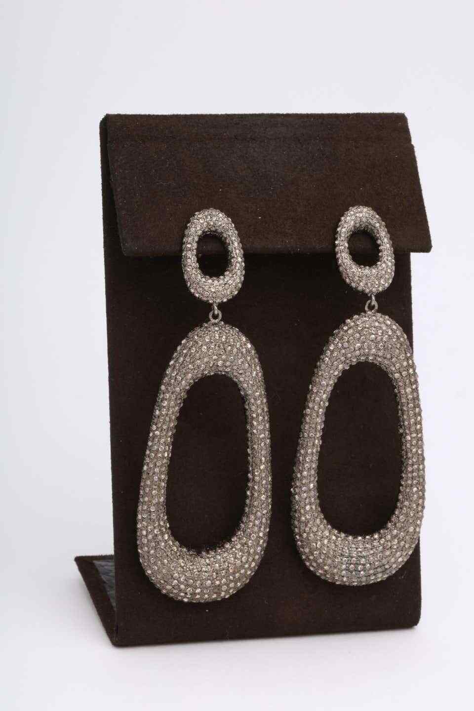 Fashion Diamond Drop Earrings