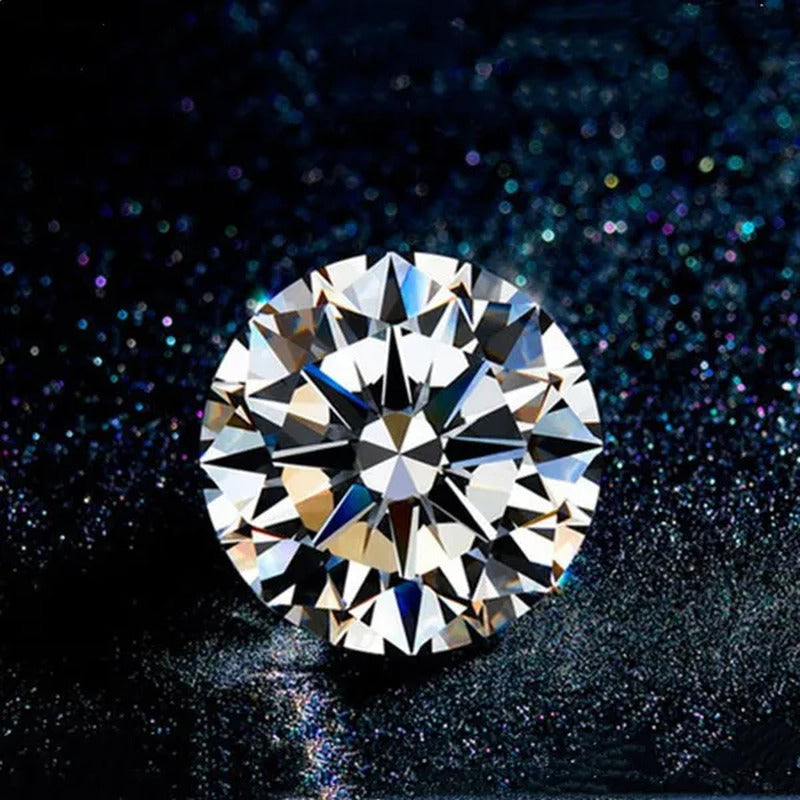 2CT Natural Diamond 8Mm round AAAAA VVS Certified G Color Loose Diamond 1PC