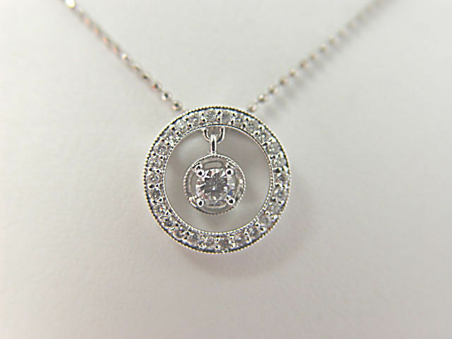 DIAMOND ROUND BRILLIANT SH CIRCLE CENTER 1 STONE SET
