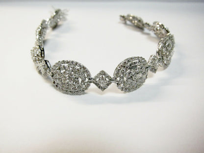 DIAMOND ROUND BRILLIANT PRINCESS SHAPE SET DIAMOND SET BRACELET SET DIAMOND