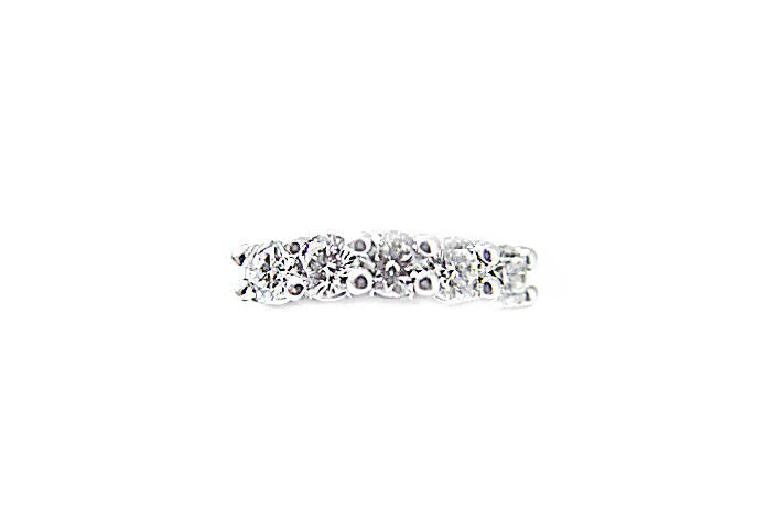 DIAMOND 5 ROUND BR SHAPE COMMON PRONG SET BAND DIAMOND BAND DIAMOND RING BAND