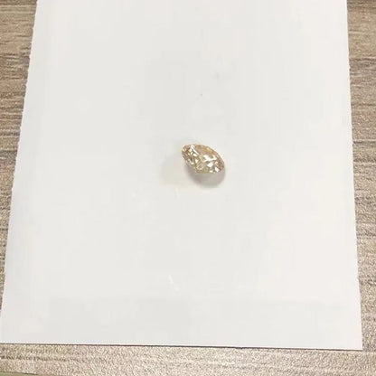 5.0Mm 0.5Ct Yellow Diamond round Excellent Cut Loose Gemstone with GIA Certifica