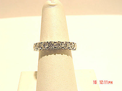 diamond round brilliant shape eternity band