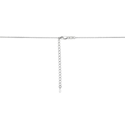 Diamond Cross Pendant in Sterling Silver and 14K Yellow Gold