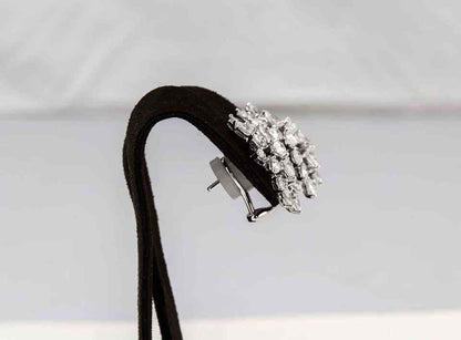 Diamond Cluster Earrings