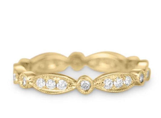 .25 Carat Diamond Anniversary Ring Band - Modern Wedding Band - Full Eternity Ri