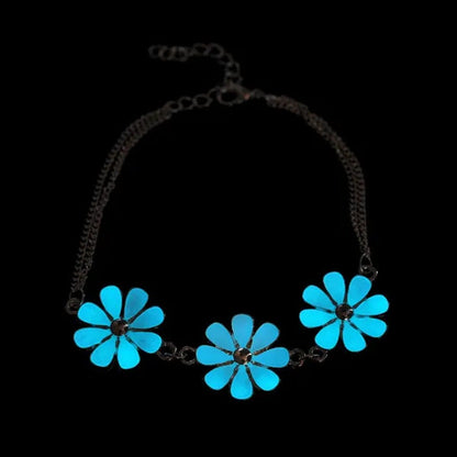 Fashion Anklets for Women Little Star Heart Flower Glow in the Dark Ankle Bracel