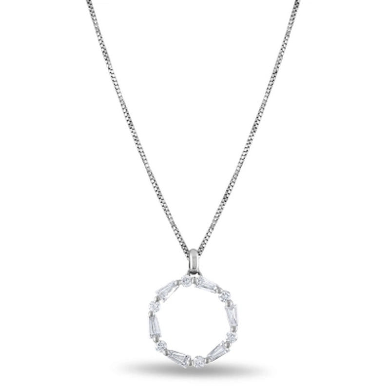 0.23 CT. T.W. Diamond Pendant in 14K Gold