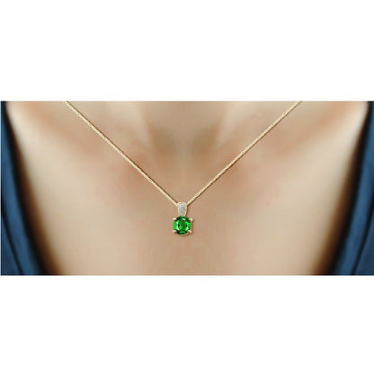 Silver Necklaces for Women –Silver Necklace for Women 14K Gold Plated Silver – C