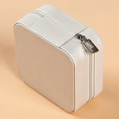 Practical Jewelry Box Organizer Portable Travel Leather Jewellery Ornaments Case