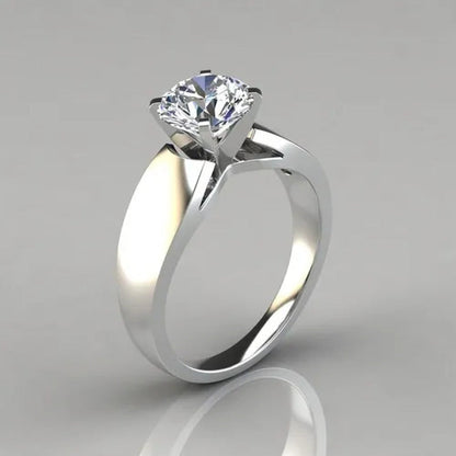 Fashion Catwalk Model Ring New Style 925 Sterling Silver Boutique Ring Diamond R