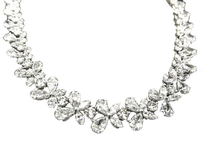 DIAMOND NECKLACE 38 ROUND 76 MARQUISE DIAMOND LARGE PEAR SHAPE DIAMOND NECKLACE
